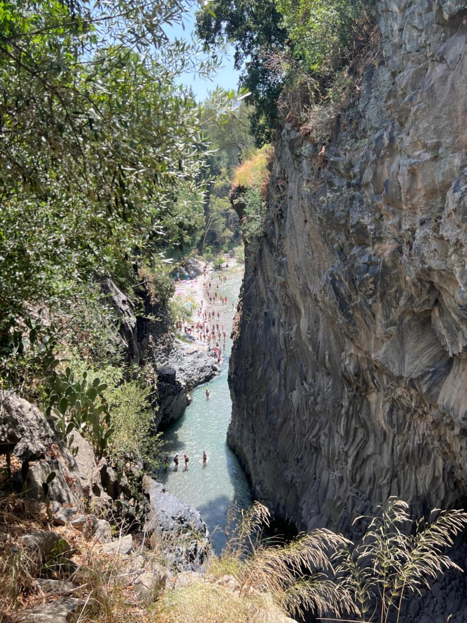 Casa Belvedere Motta Camastra Gole Alcantara Bagian luar foto